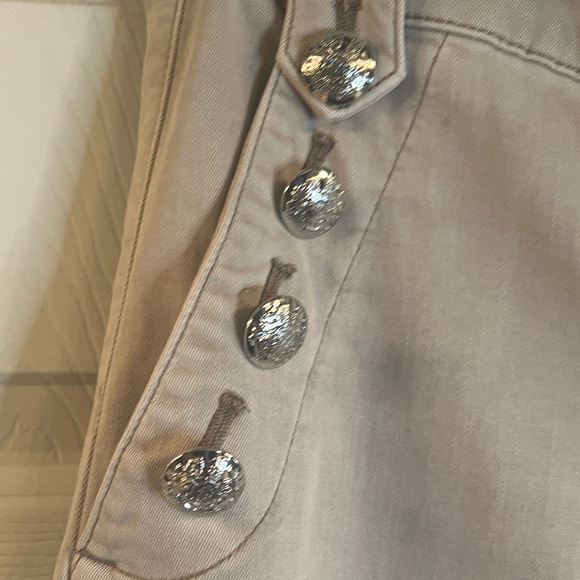 NWT White House Black Market SANDSTONE lHigh-Rise Wide-Leg Pants - Picture 4 of 11